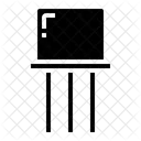 Semiconductor Transistor Chip Icon