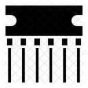 Semiconductor Transistor Chip Icon