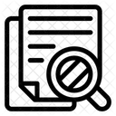 Transparency Search Documents Icon