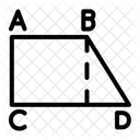 Trapezium Mathemathics Calculation Icon