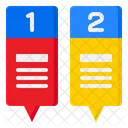 Trapezoid List Labels List Icon