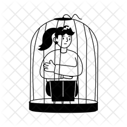 Trapped Girl  Icon