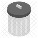 Trash Bin Dustbin Wastebin Icon