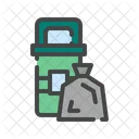 Trash Garbage Bin Icon