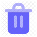 Trash Bin Garbage Can Icon