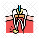 Endodoncia Tratamiento De Conducto Canal Icono