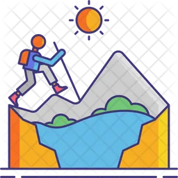 Traveling Map  Icon