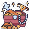 Treasure Gold Chest Icon