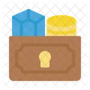 Treasure Gold Gem Icon