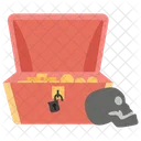 Jewelry Box Treasure Chest Depository Icon