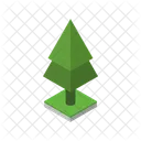 Tree Nature Isometric Icon