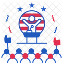 Wahl Kandidat USA Symbol