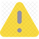 Triangle shaped caution sign  Icon