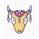 Tribal cattle head  Icon