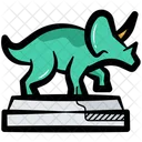 Triceratops Stegosaurus Jurassic Icon