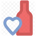 Trinken Wein Flasche Symbol