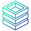 Geometric Cube 3 D Icon