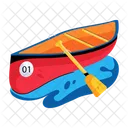 Tripping Canoe Tandem Canoe Double Kayak Icon