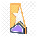 Flat Style Icon Of A Rewards Icon