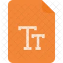 True Font Tt Icon