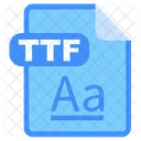 Ttf Archivo Documento Icono