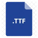 Ttf Archivo Formato Icono