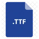 Ttf Arquivo Formato Ícone