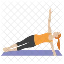 Tummy Exercise Aerobics Stretch Muscle Icon