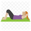 Tummy Exercise Aerobics Stretch Muscle Icon