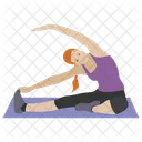 Tummy Exercise Aerobics Stretch Muscle Icon