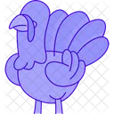 Turkey Food Plat Icon