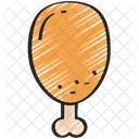 Turkey Leg Food Dinner Icon