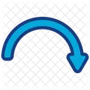 Turn Right Arrow Direction Icône