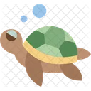 Turtle Marine Wildlife Symbol