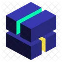 Twist Geometric Cube Icon