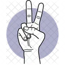 Two Finger  Icon