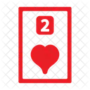 Two Of Hearts  Icon