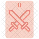 Two Of Swords Decision Tarot Icon