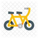 Two Seater Bike Tandem Wheels Icon