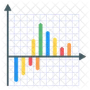 Colourful Bar Graph Two Sided Chart Statistical Chart Icon