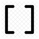 Two Straight Brackets Programming Coding Symbol