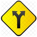 Dangerous Place Traffic Icon