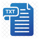 Txt File Extension Files And Folders Symbol