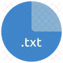 Txt File Format Icon