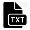 Txt Text File Txt Format Icon