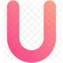 U Alphabet Letter Icon