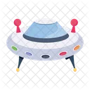 A Modern Flat Icon Of Ufo Icône