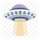 A Modern Flat Icon Of Ufo Icône