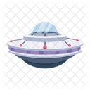 A Modern Flat Icon Of Ufo Icône