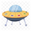 A Modern Flat Icon Of Ufo Icône